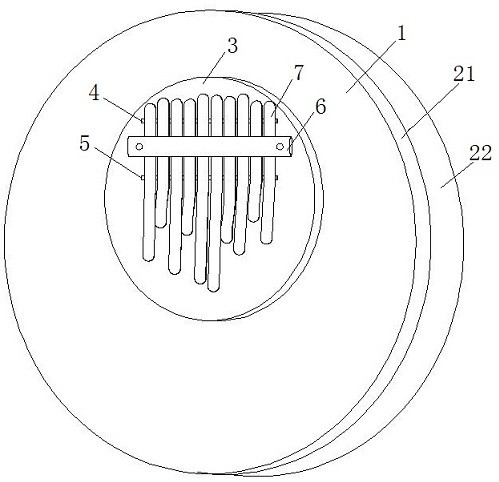 Novel thumb piano