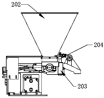 Multi-filling forming device with linear station