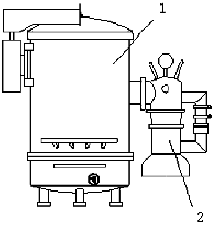 Vacuum pulse hydrogen annealing apparatus and method for electric pure iron