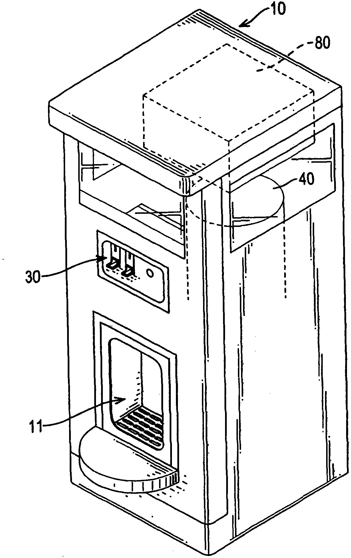 Automatic vending equipment for liquid fertilizer