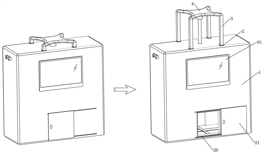 Quality rapid detection device for apple sugar detection