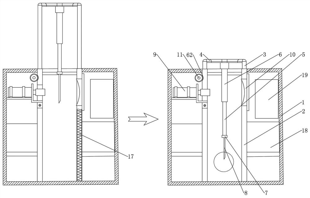 Quality rapid detection device for apple sugar detection