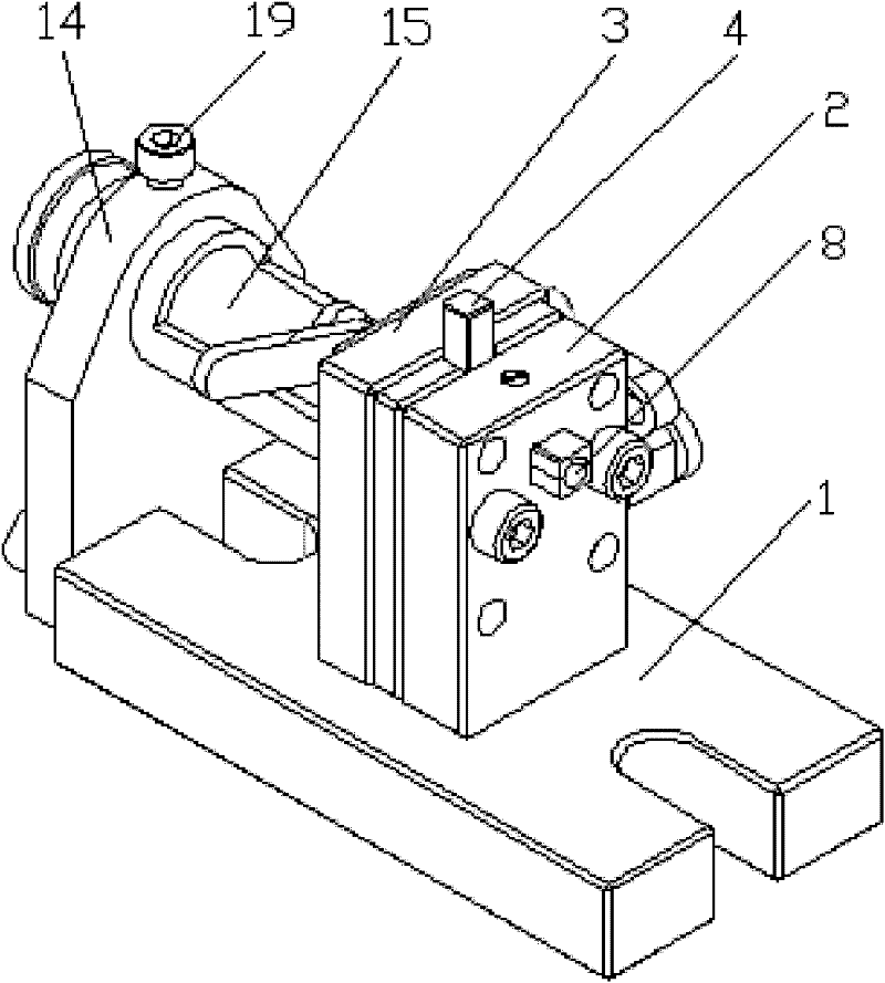 Small-diameter rod material cut-off device