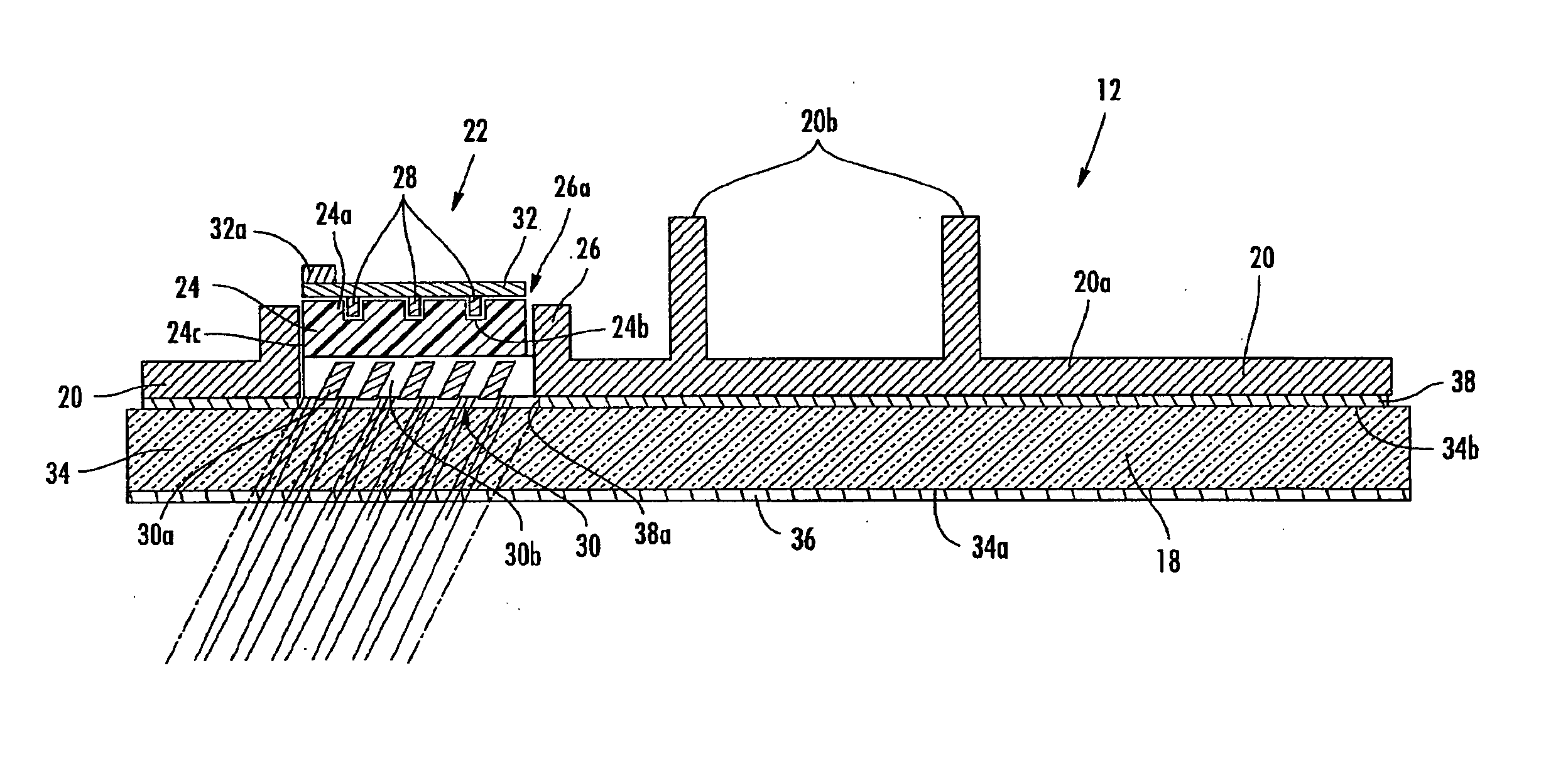 Display device for exterior mirror