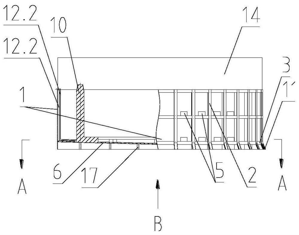 Reactor structural component and refueling equipment cleaning pool for ocean nuclear power platform