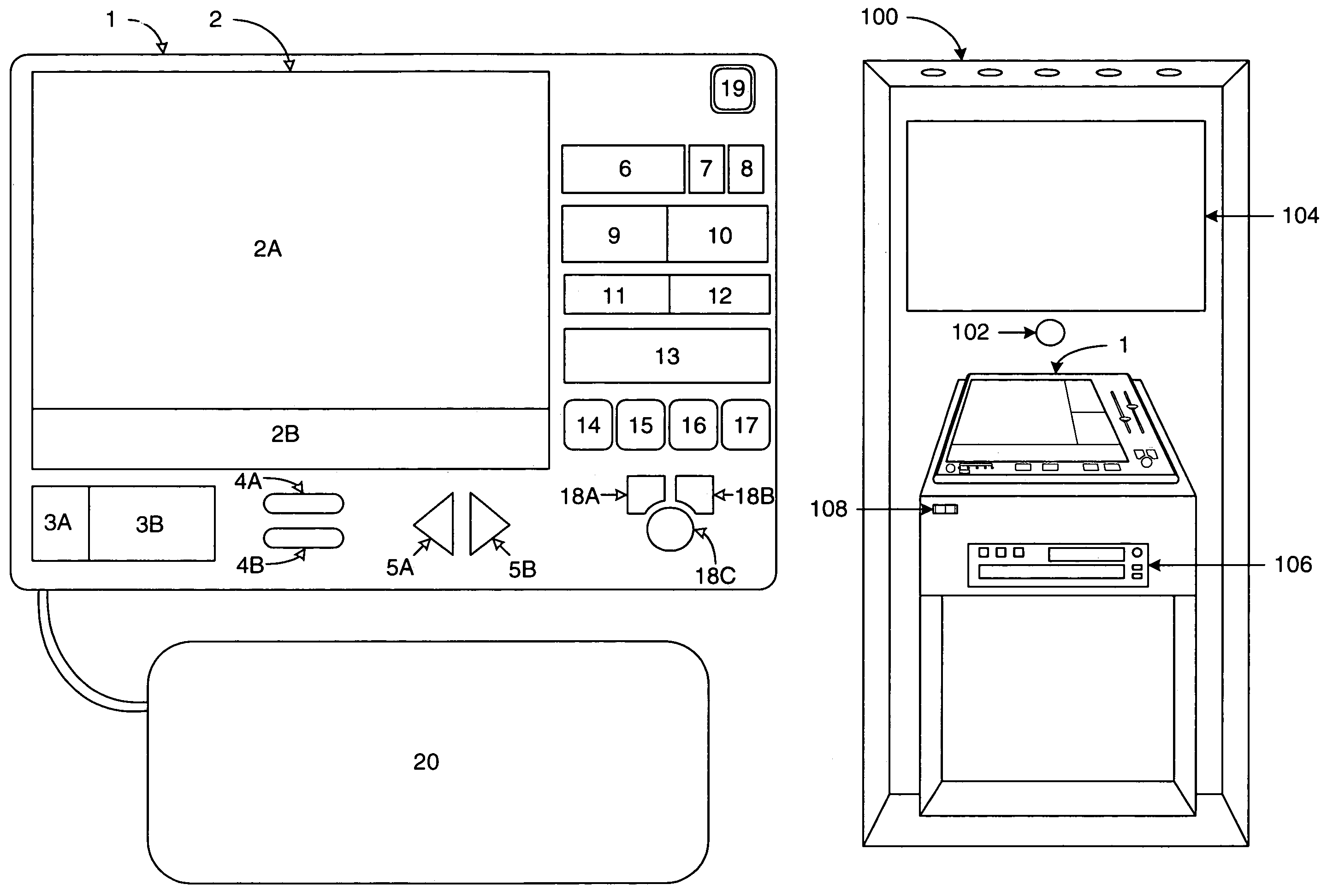 Integrated information presentation system with environmental controls