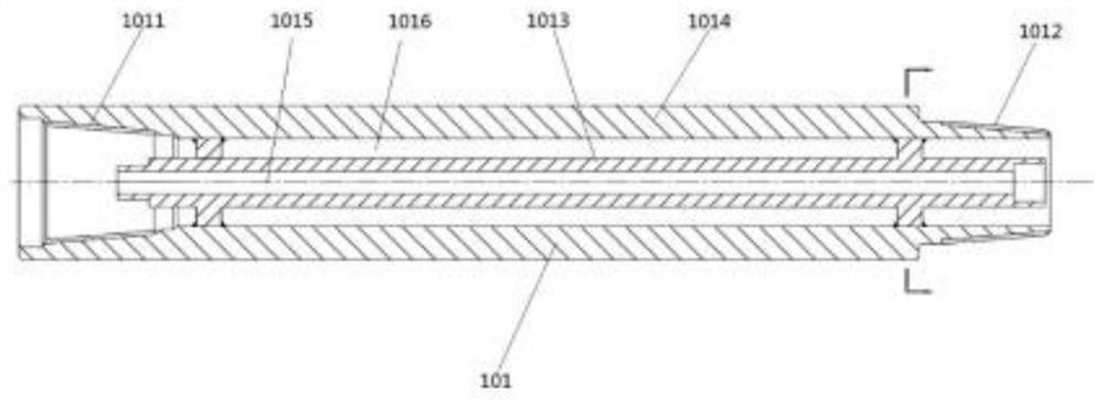 A deep-sea double-tube bottomhole three-channel pressure control system and control method