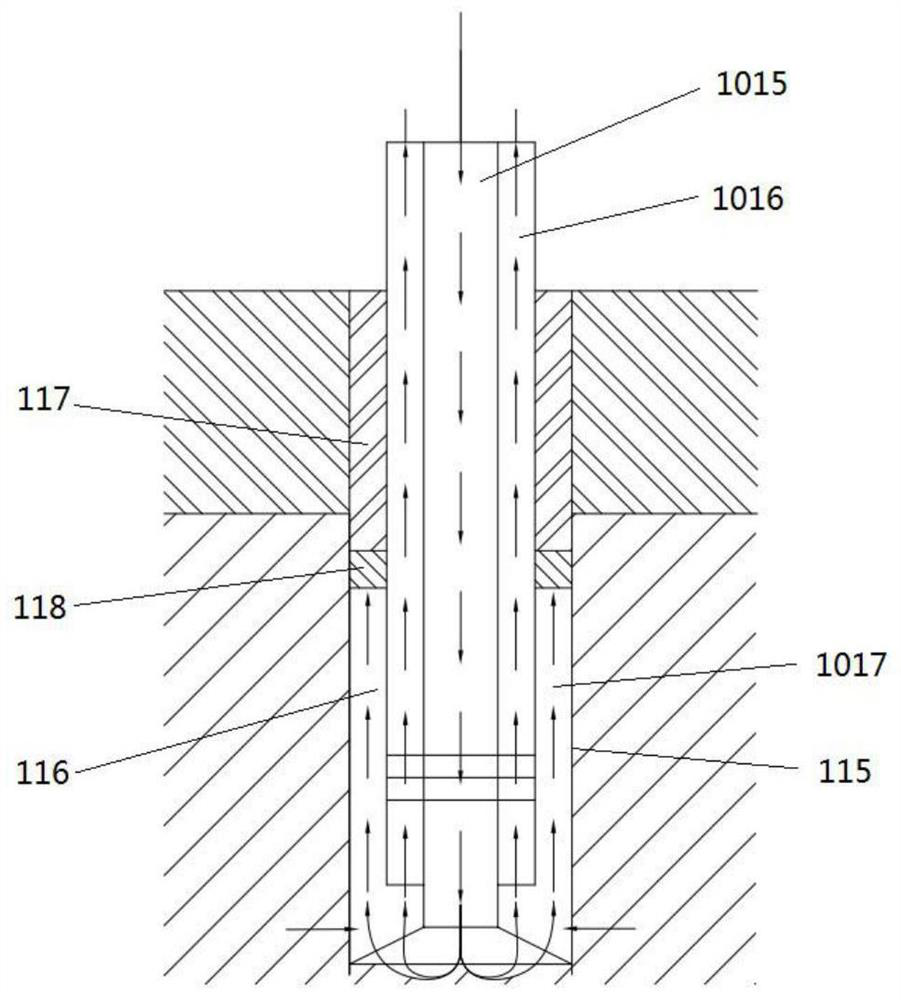 A deep-sea double-tube bottomhole three-channel pressure control system and control method