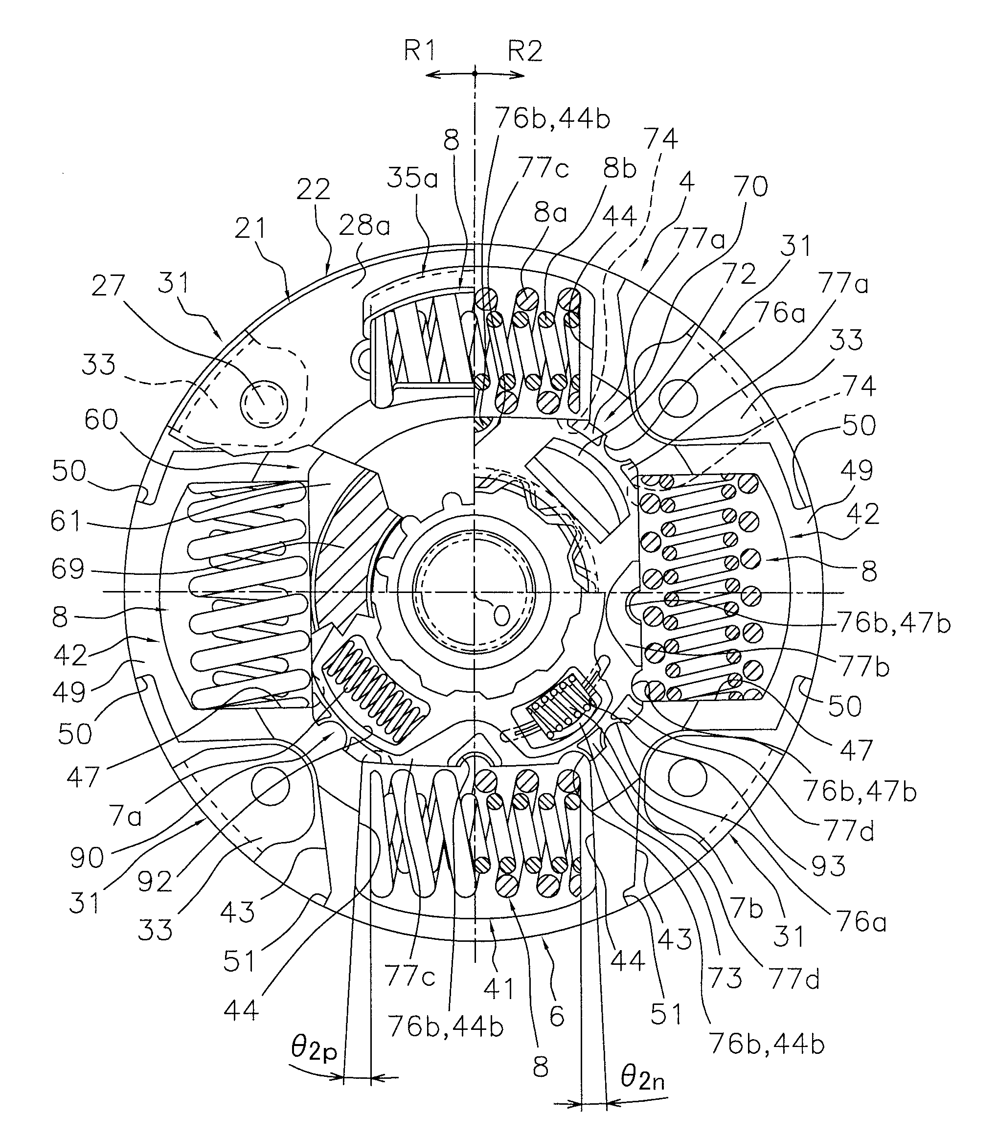 Damper mechanism