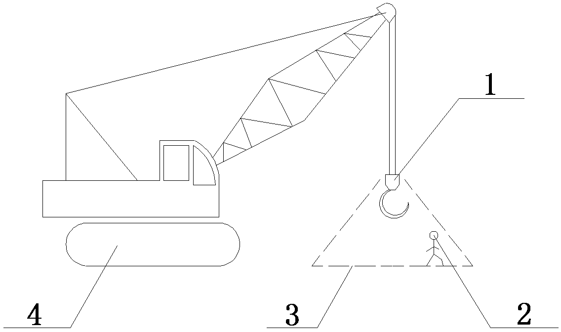 Security system based on radio signals and application method thereof