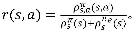 Inverse reinforcement learning method based on probability density estimation