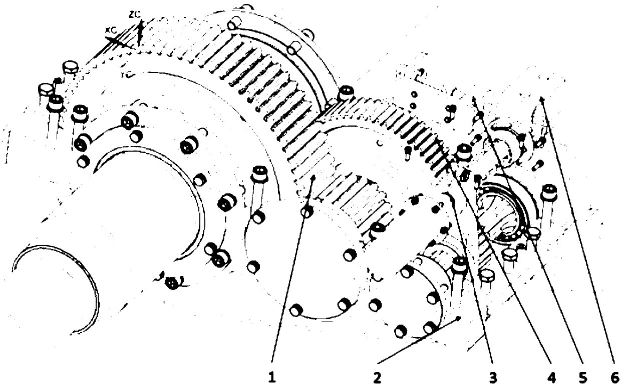 Material transportation truck axle gear box II