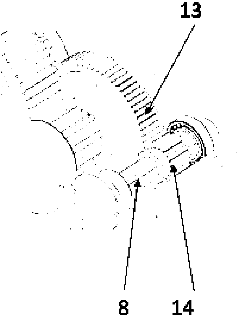 Material transportation truck axle gear box II