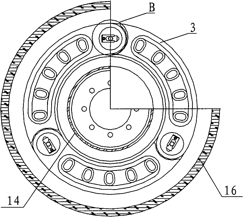 Automobile tire safety device and working method thereof