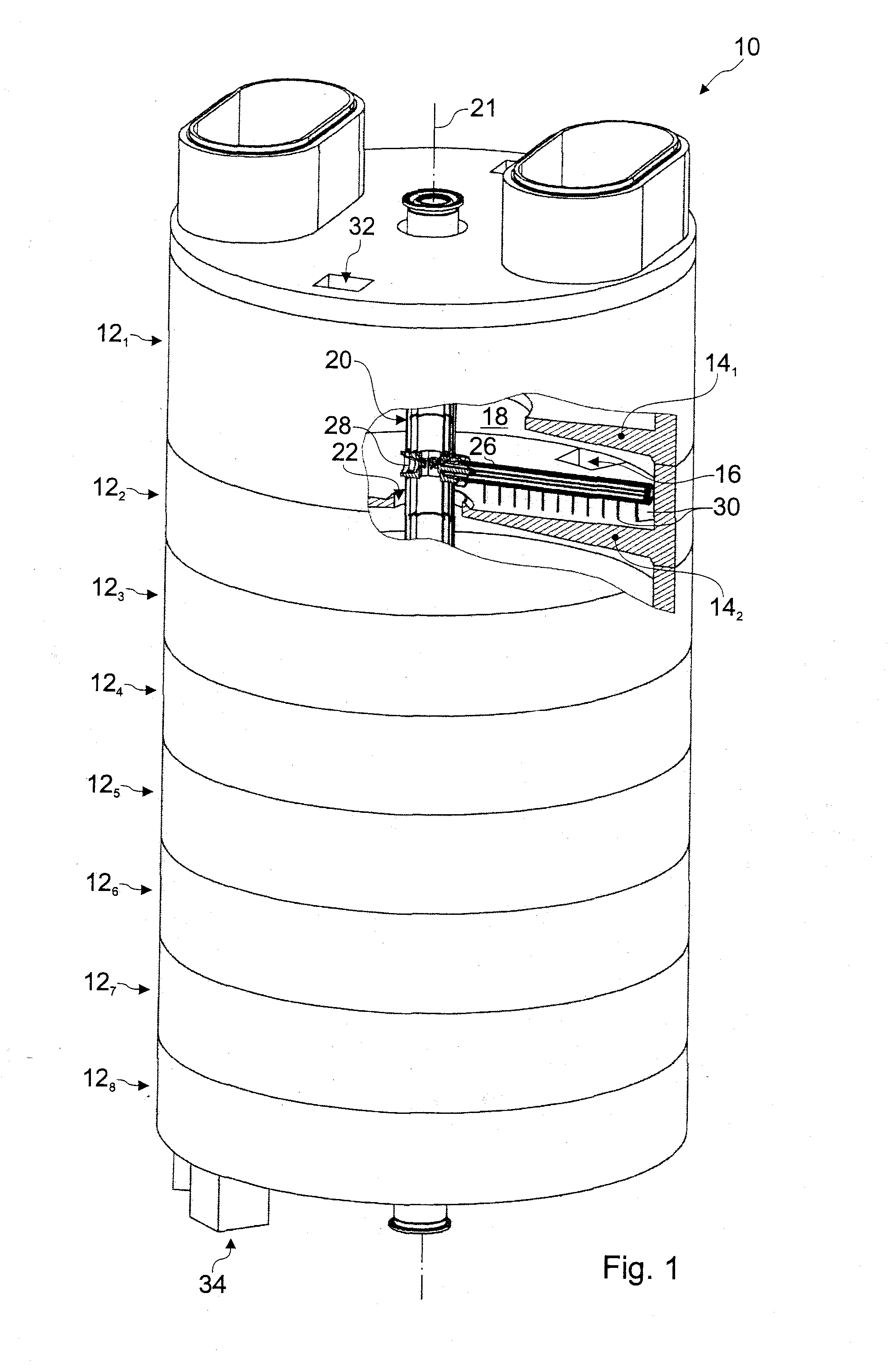 Multiple hearth furnace