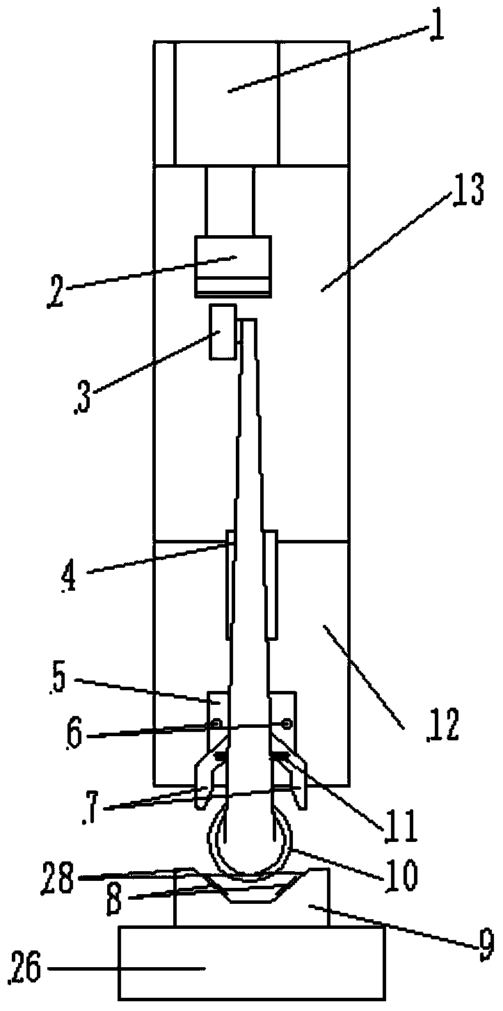 Bearing turning feeding mechanism