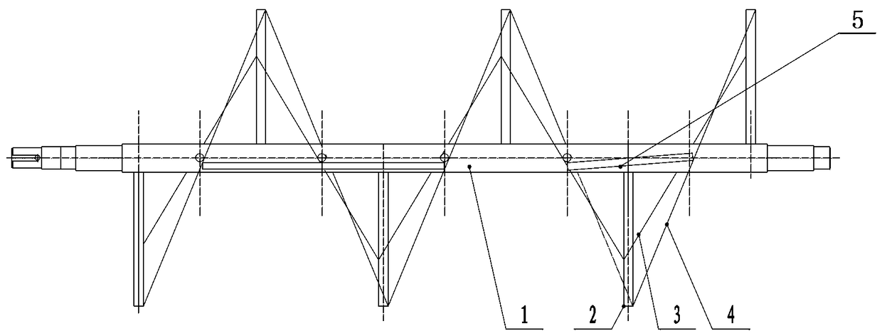 Horizontal feed stirrer rotor