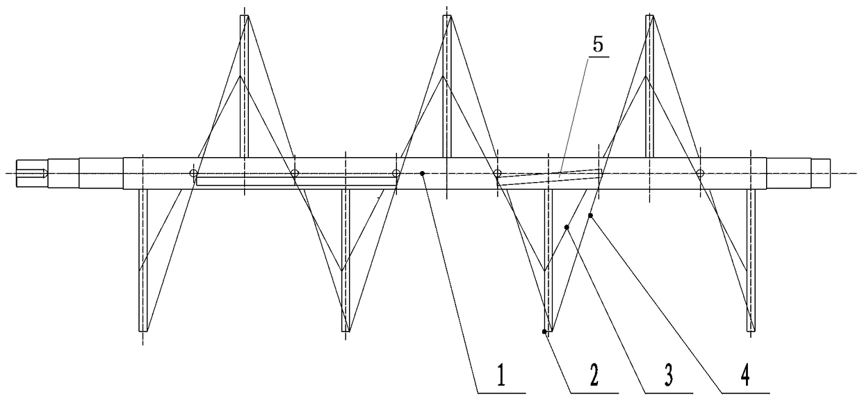 Horizontal feed stirrer rotor