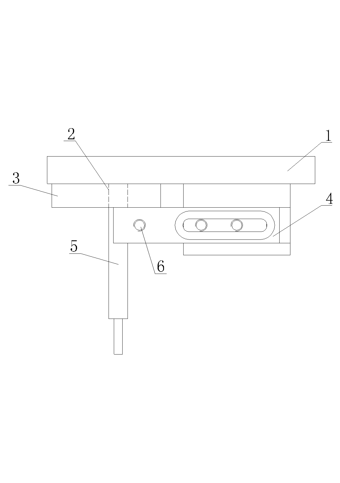 Positioning device of round table with eccentric hole