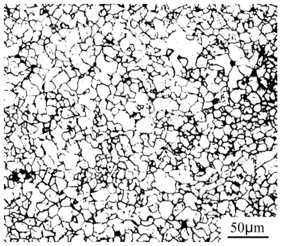 Steel grain size etchant and application thereof