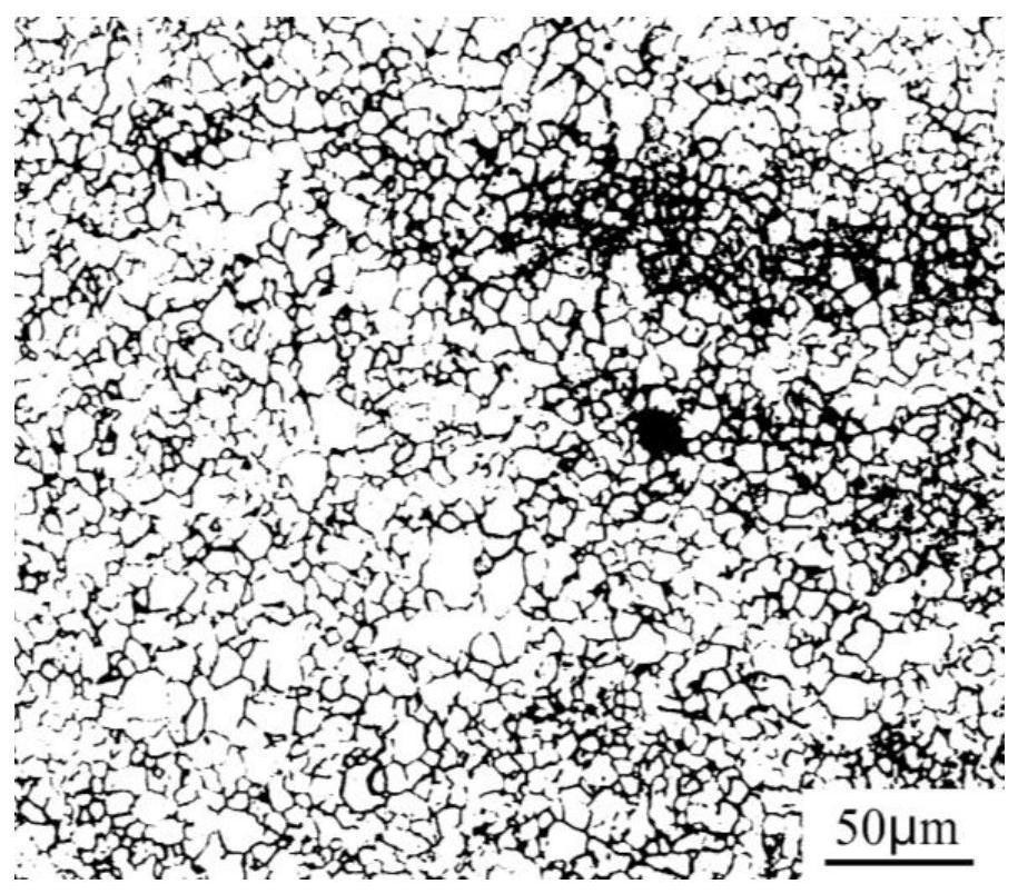 Steel grain size etchant and application thereof