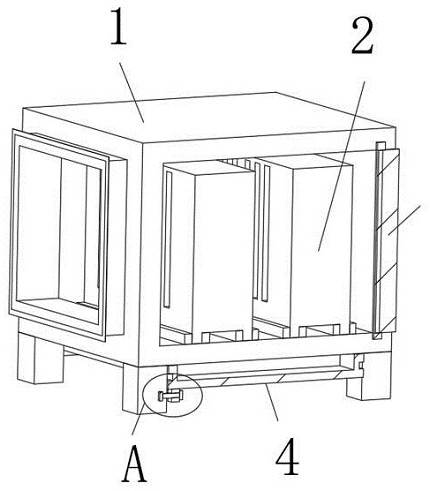 Novel catering oil fume purification device