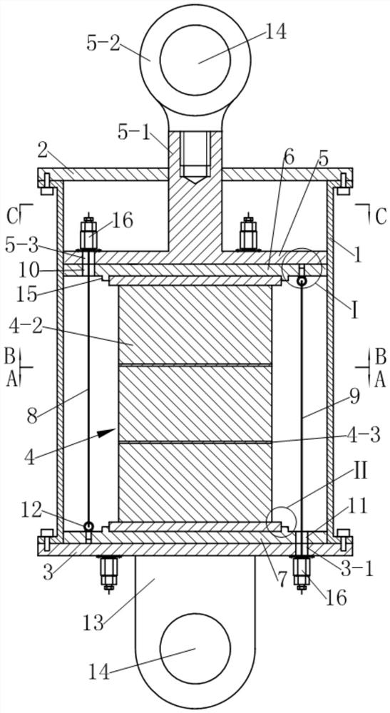 A rubber damper with adjustable early stiffness