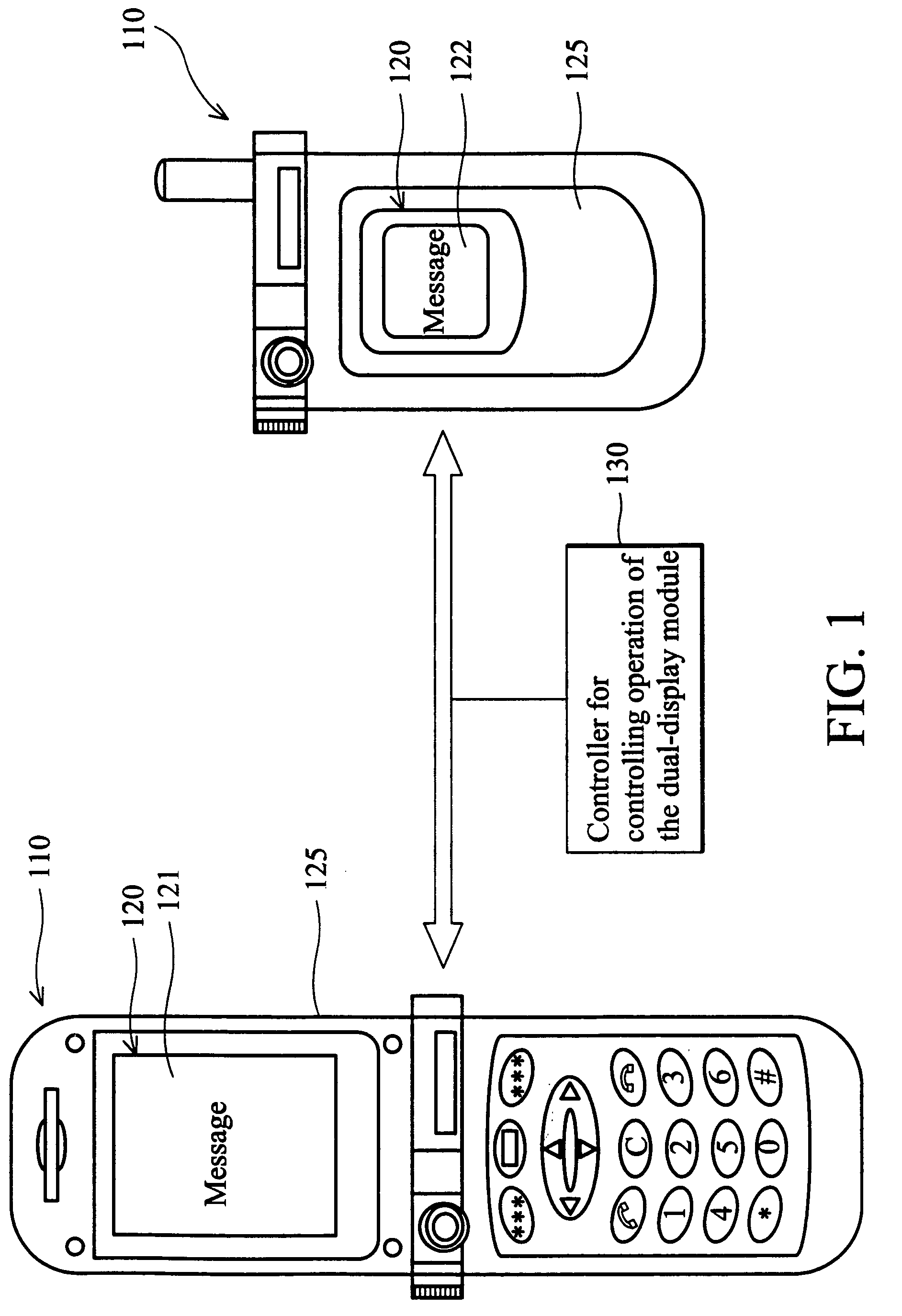 Dual-display module with a tunable mirror sheet