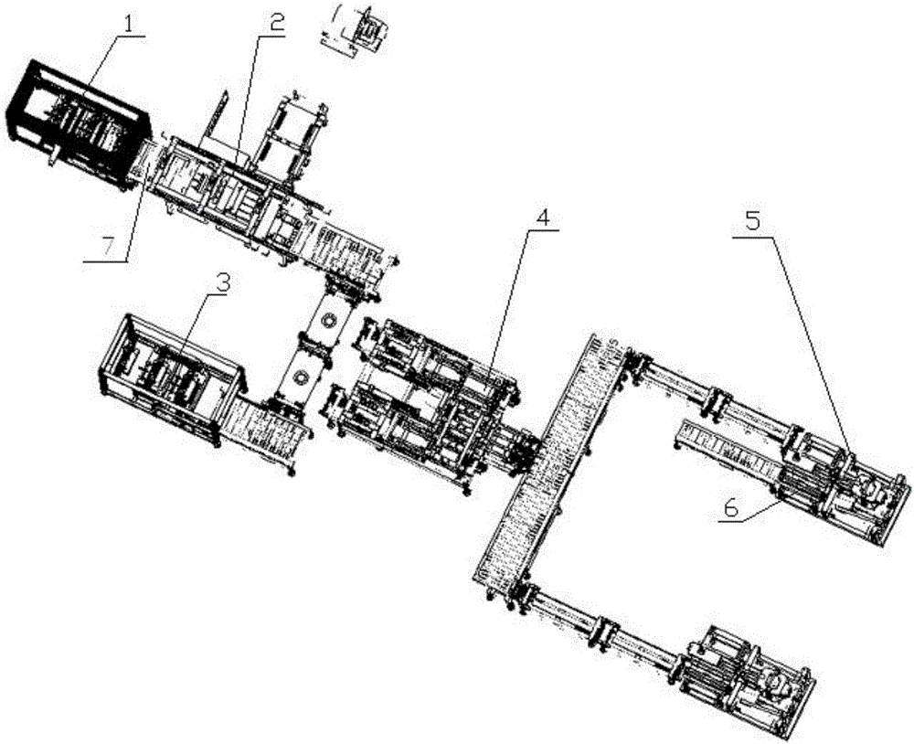 Automatic production equipment and technology of power storage battery