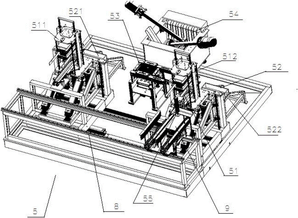 Automatic production equipment and technology of power storage battery