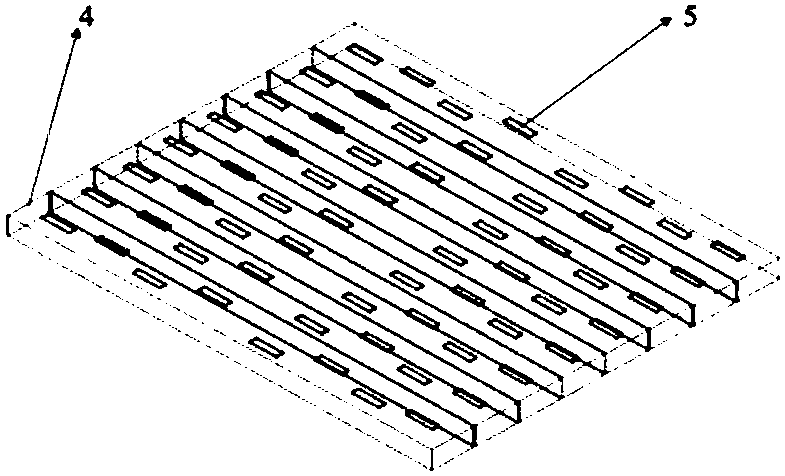 Quadrangle feeding-based dual-layer waveguide gap near-field focusing array antenna