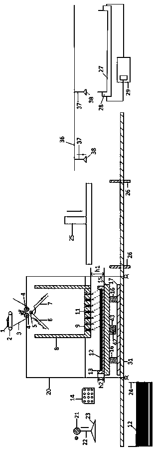 Device and method for preparing directional cloth chopped carbon fiber thermoplastic resin-based prepreg