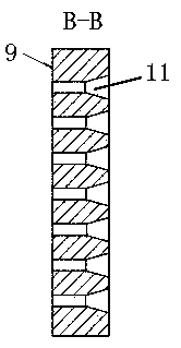 Device and method for preparing directional cloth chopped carbon fiber thermoplastic resin-based prepreg