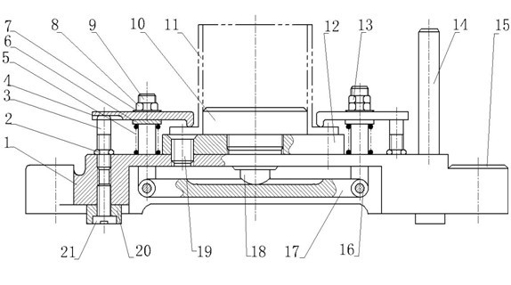 Milling machine clamp for shell components