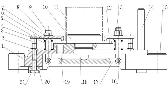 Milling machine clamp for shell components