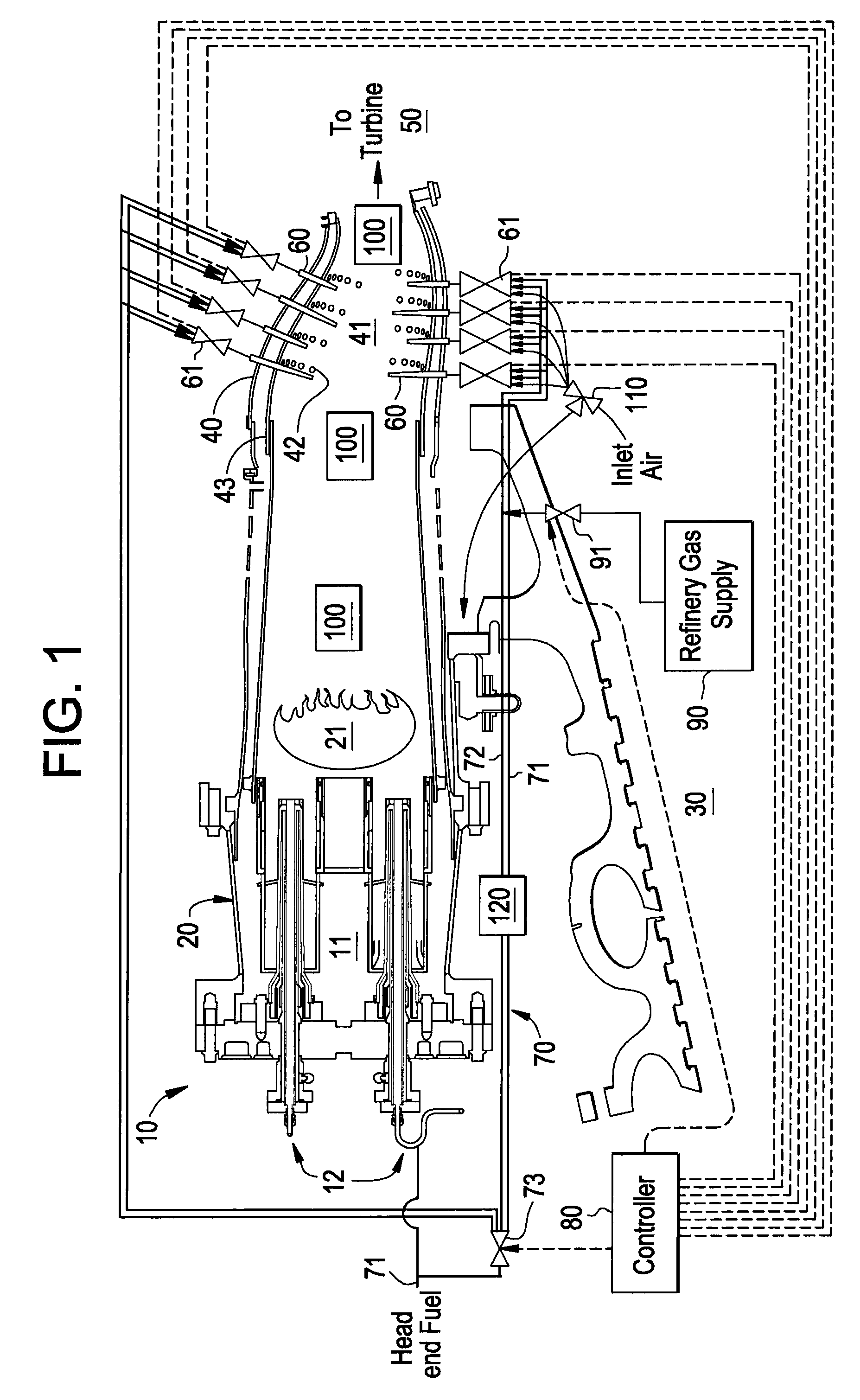 Late lean injection with expanded fuel flexibility