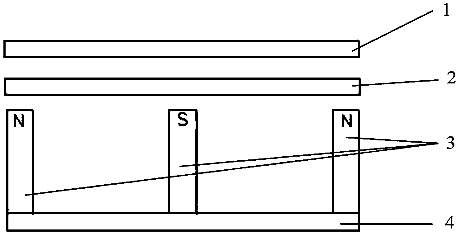 Self-adaptive magnetic field adjustment type magnetic-controlled sputter coating device and coating method thereof