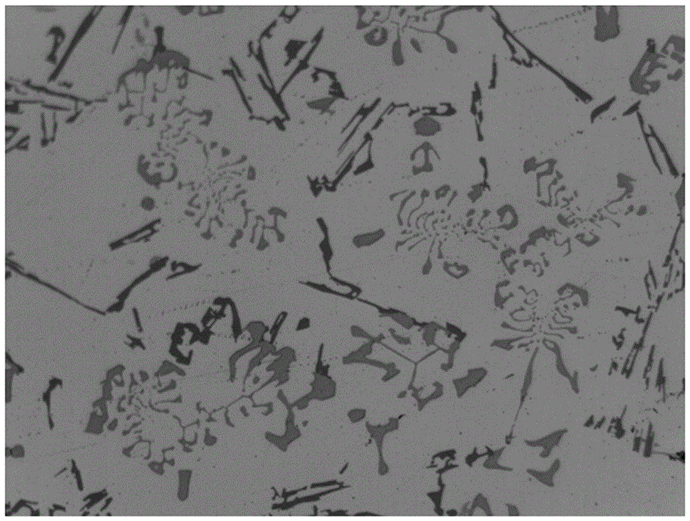 Alterant of iron-rich phase in secondary aluminum and alteration method