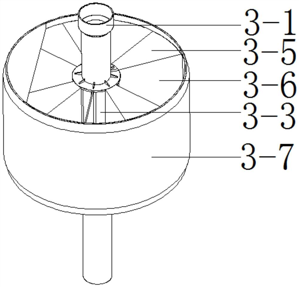 Offshore wind power batter pile rock-socketed construction hole collapse treatment device, using method and treatment method