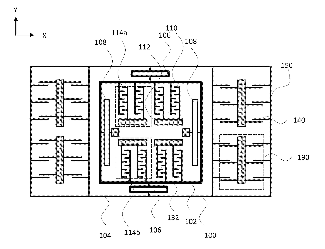 Microelectromechanical accelerometer device