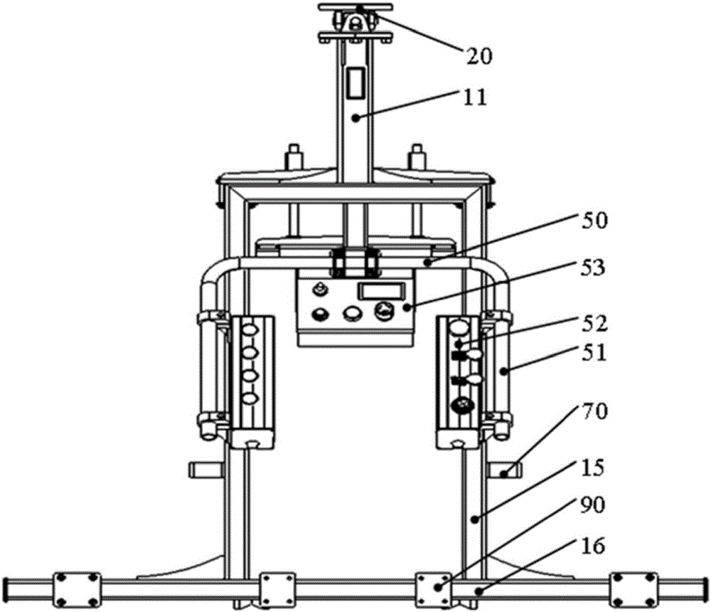 Assembling clamp for automobile front end module