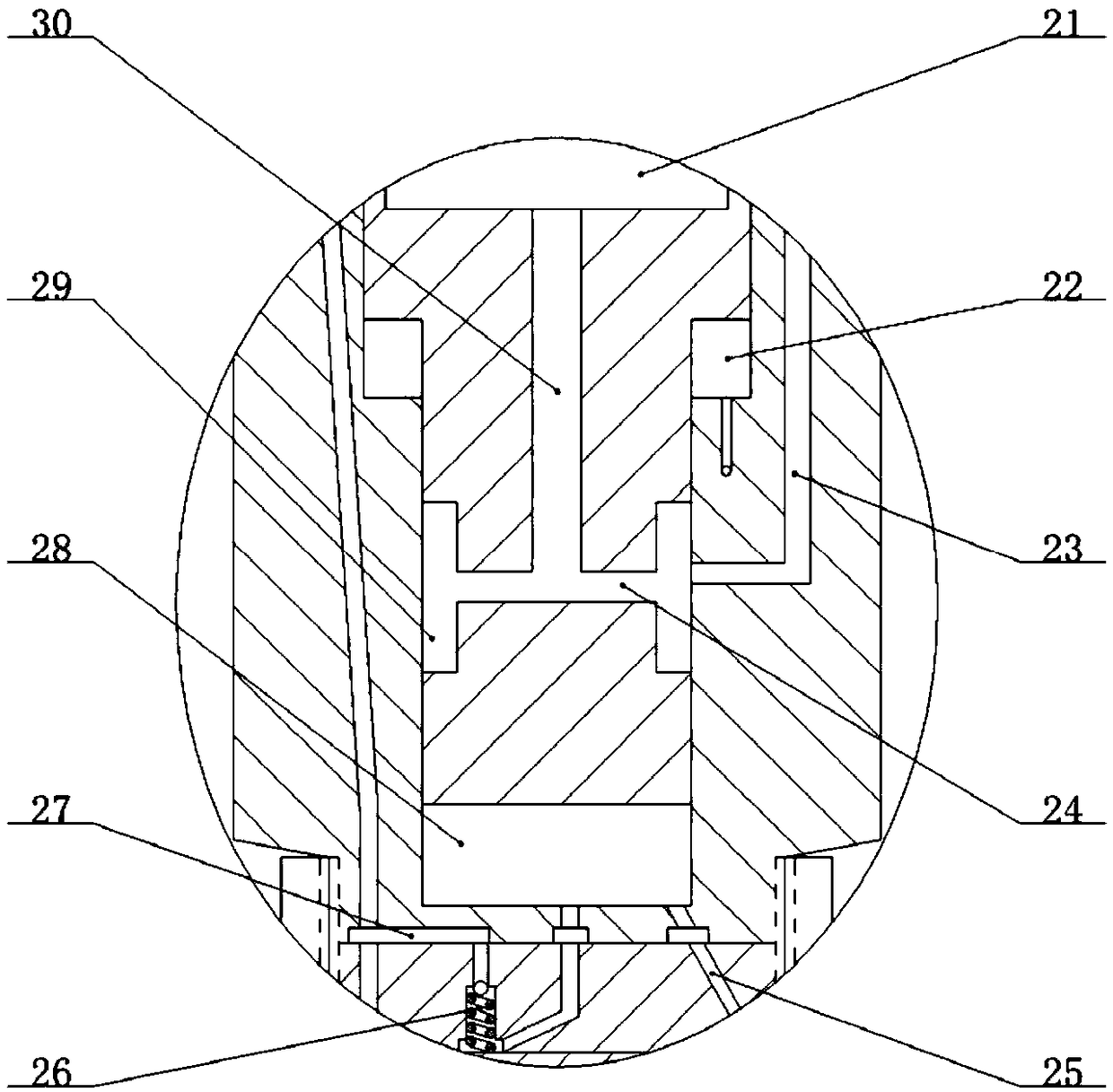 Pressure-accumulating piezoelectric-electromagnetic dual-valve electronic fuel injector