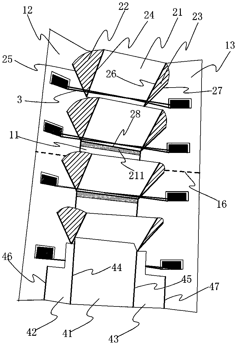 Showing cabinet which can be quickly folded and unfolded