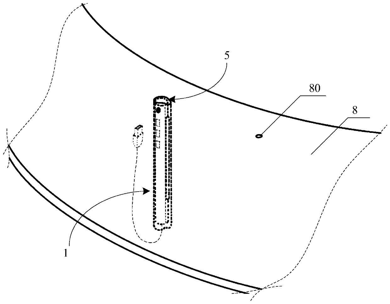 Curly-type electronic nameplate and electronic nameplate display method