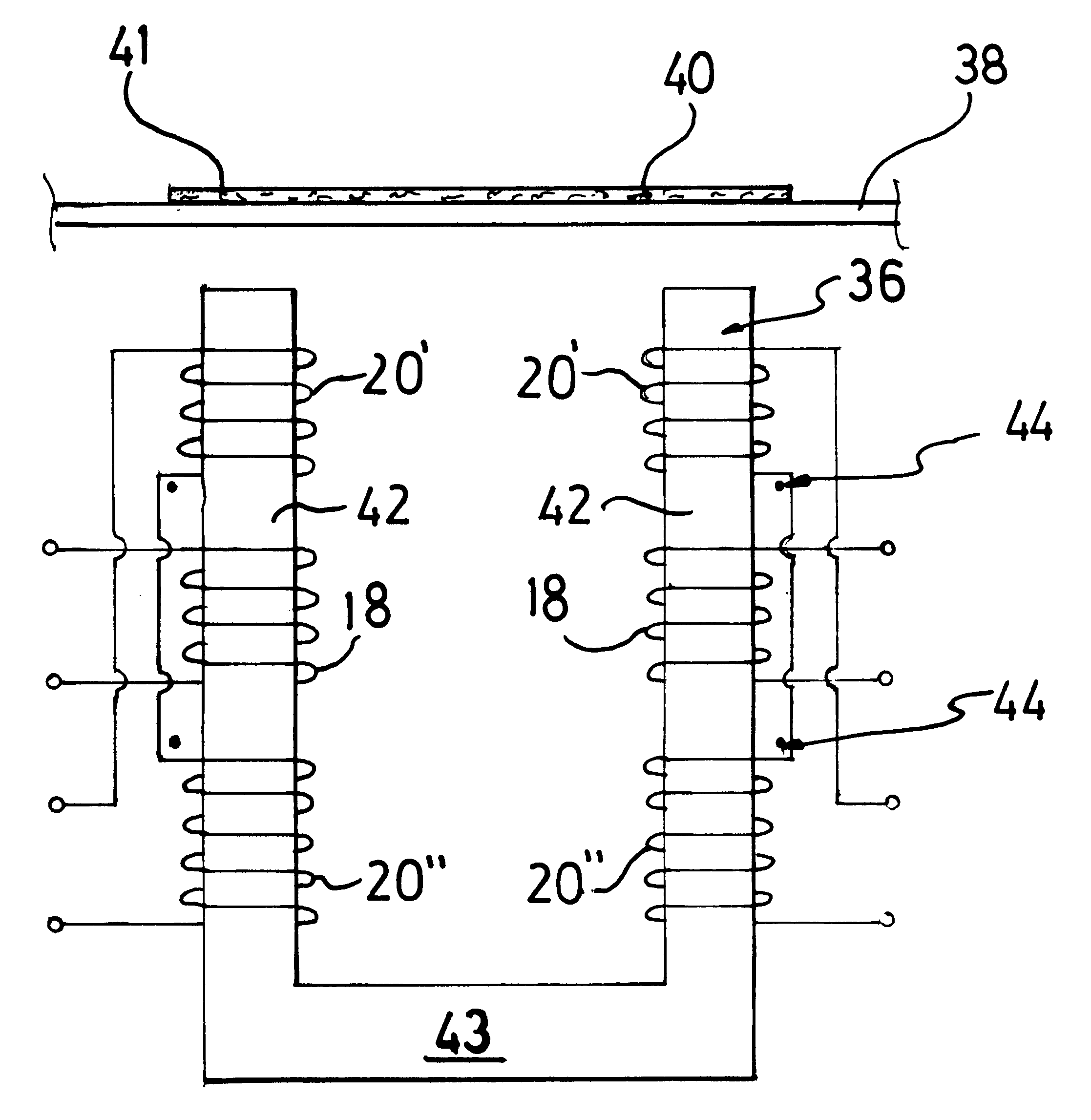 Magnetic detector for security document