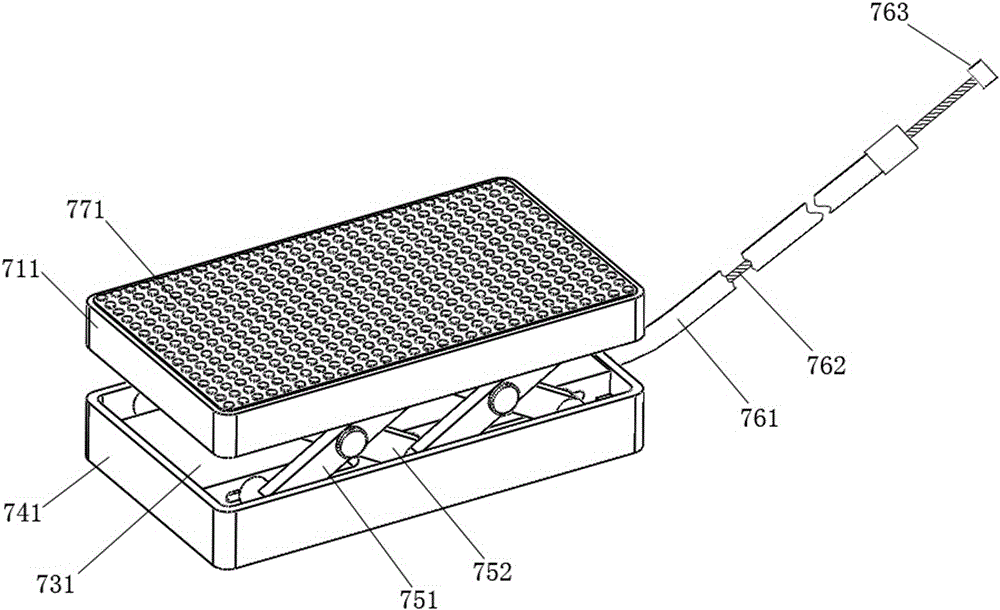 Pedal driving device with buffer adjustment function