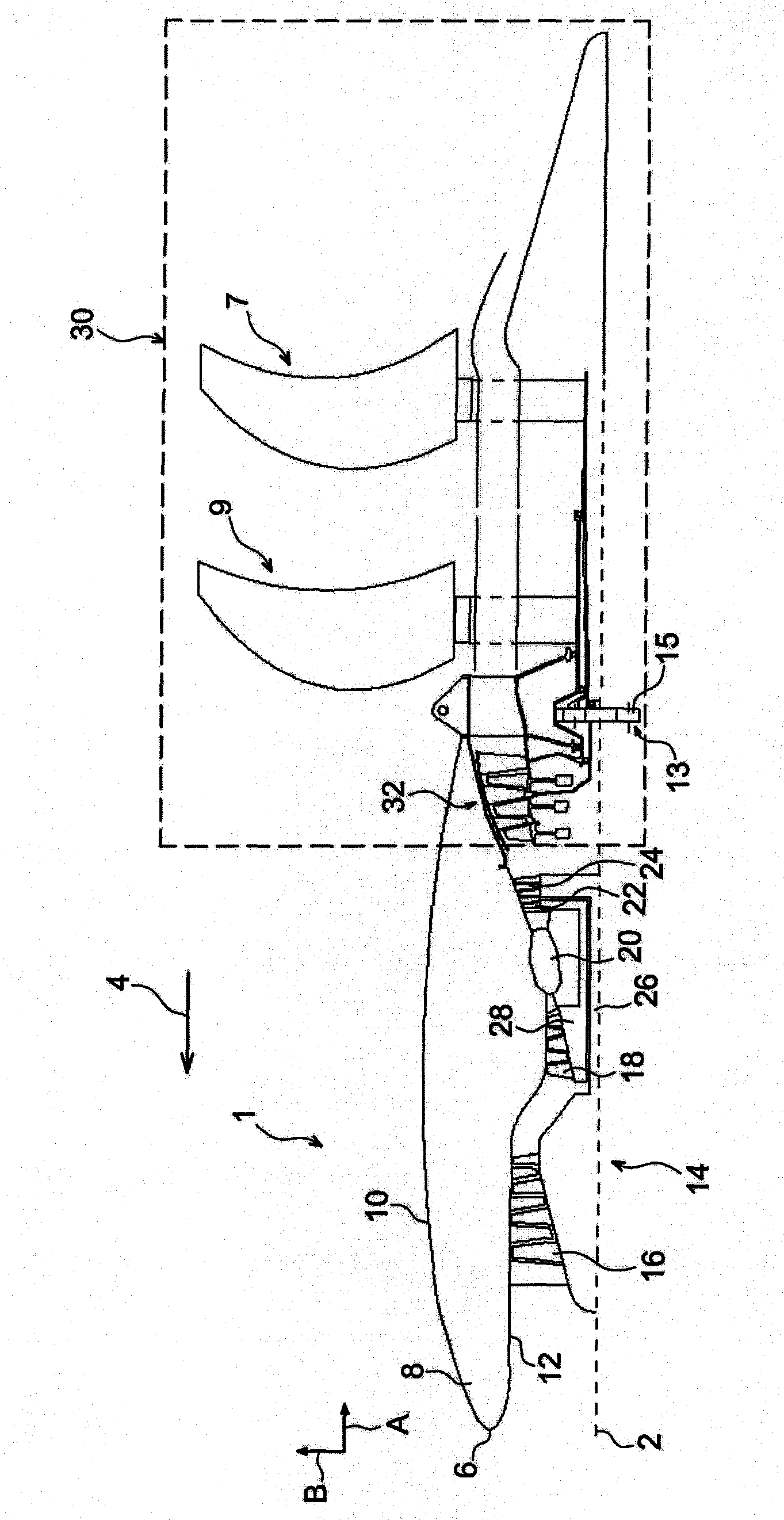 System including counter-rotating propellers driven by an epicyclic train ensuring a balanced couple distribution between the two propellers