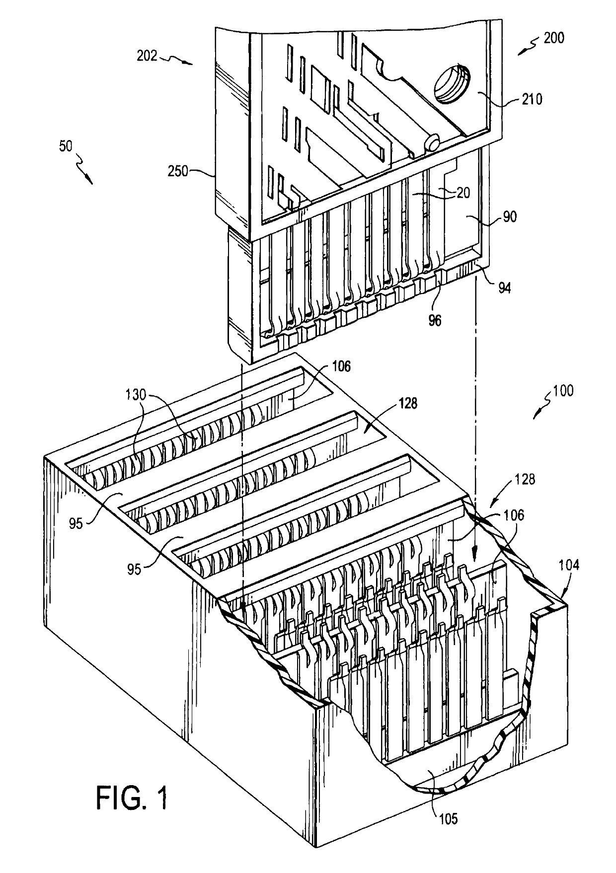 Multi-stage beam contacts