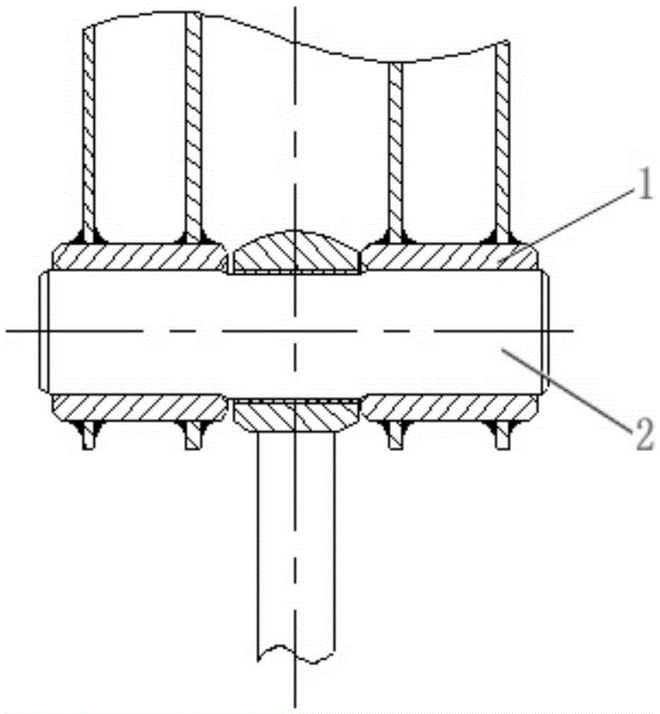 A dismantling process for deformed pin shaft of remanufactured concrete pump truck