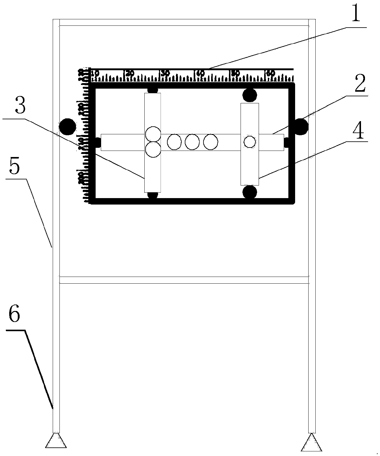 Airborne laser radar beam pointing calibration method and system and laser spot detector